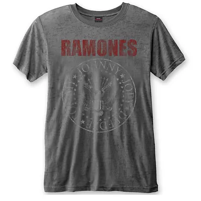 The Ramones Presidential Seal Burnout Official Tee T-Shirt Mens Unisex • £15.99