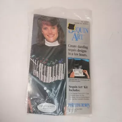 Sequin Art Kit Create Dazzling Sequin Designs And A Few Hours 1990's • $13.99