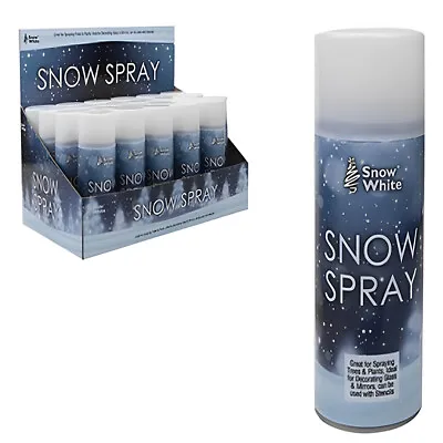 Snow Spray White Xmas Artificial Party Festive Christmas Wreaths Decoration 85ml • £5.99