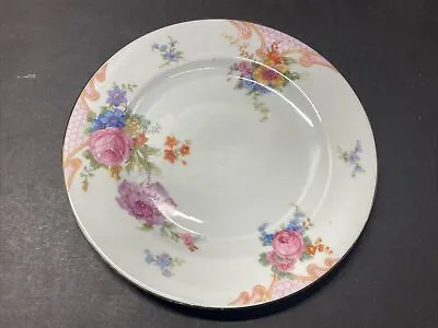 Epiag Bridal Rose Salad Plate 7-7/8” Pirkenhammer Czechoslovakia  • $8.99