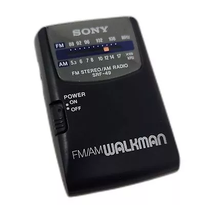 Vintage Sony SRF-49 Portable Walkman FM/AM Radio No Earphones- Tested • $12