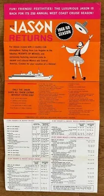 JASON (Epirotiki) 1968-69 Cruises From The West Coast - DECK PLAN / PHOTOS • $24.99