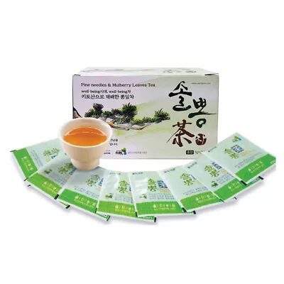 [Uljin Farm] Pine Needles & Mulberry Leaves Tea 0.04oz 1g 25 Tea Bags  K-Food • $15.99