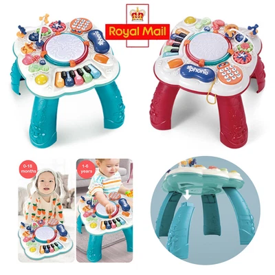£19.90 • Buy 3 In 1 Baby Play Learn Activity Table Toddler Early Education Musical Toys  Gift