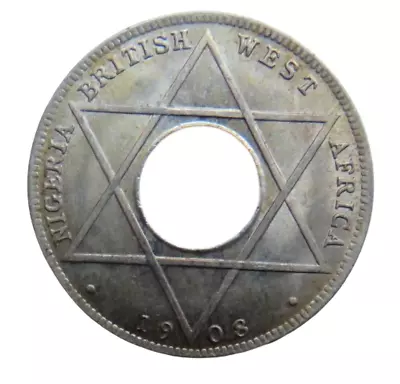 £4.95 • Buy 1908 British West Africa 1/10th Of A Penny Coin Unc Edward VII
