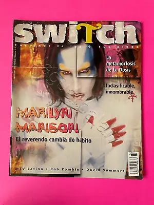 Music Mexican SWITCH Magazine MARILYN MANSON November 1998 • $15