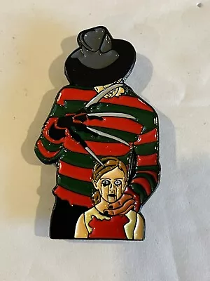 Nightmare On Elm Street Freddy Krueger Enamel Pin Horror HTF Excellent Condition • $15