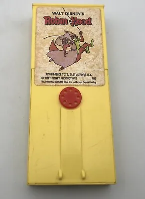 Vintage Fisher Price Movie Viewer Movie Cartridge Disney 492 ROBIN HOOD • $24.99