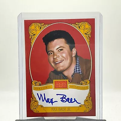 2013 Panini Golden Age Max Baer JR. Historic Signatures Auto #MBJ • $9.50