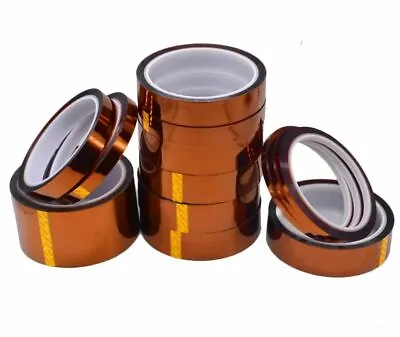 33m Heat Resistant Tape Kapton BGA High Temperature Insulation Polyimide Thermal • £3.99