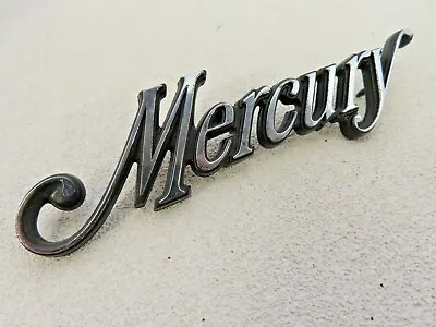 NOS 1975 - 1977 Mercury Monarch OEM Trunk Deck  Emblem  Script Nameplate Badge  • $32.99