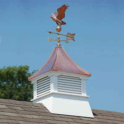 Accentua Olympia Cupola With Eagle Weathervane 24 In. Square 62 In. High • $889