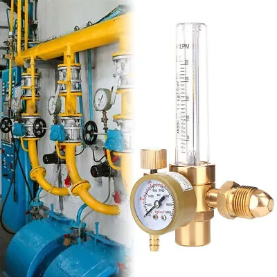 Gas Regulator Flow Meter Argon CO2 Mig Tig Pressure Reducer Welding Gauge New UK • £20.61