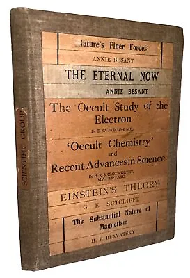 Theosophy Sammelband Annie Besant Einstein Blavatsky Occultism 1918 5 In 1 • $365.75