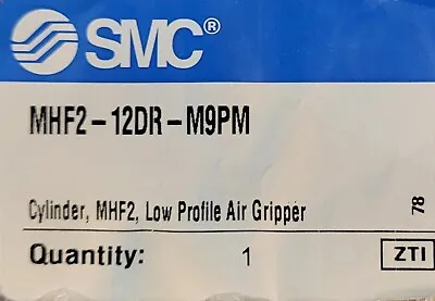 SMC MHF2-12DR Pneumatic Low Profile Air Gripper • $91.76