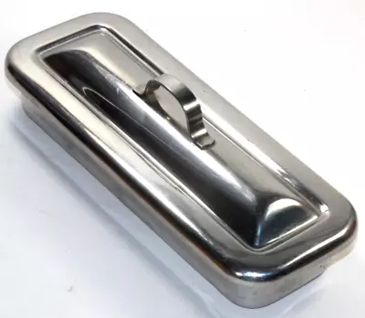 Stainless Medical Instrument Tray W/ Lid 8-3/4  Vollrath 8283 • $17