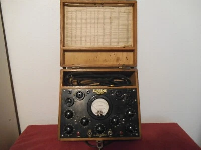 $29.95 • Buy Vintage SUPREME Vacuum Tube Tester