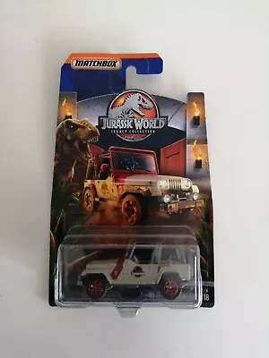 Matchbox Jurassic World Legacy Collection '93 Jeep Wrangler #18 BNIP 2/6 • £9.99