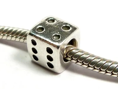 Authentic Pandora 925 Ale Sterling Silver Lucky Dice Charm Bead 790116 • £15.95