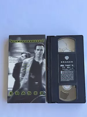 Vintage 1996 Eraser Arnold Schwarzenegger Movie VHS Video Tape • $3.99