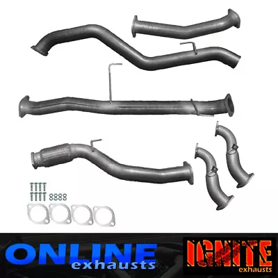 Holden Rc Colorado 07-12 Full Td 3l 3 Inch Exhaust No Cat / Pipe Silver • $560