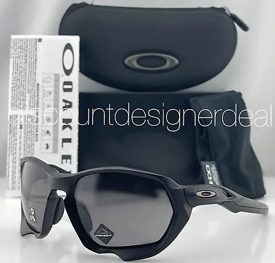 Oakley Plazma Sunglasses OO9019-01 Matte Black Frame Prizm Gray Lens 59mm NEW • $98.99
