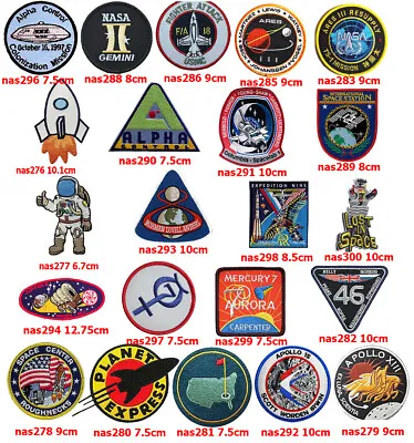 Nasa Roughnecks Space Center Armageddon Patches Embroidered Badge Sew On/Iron On • £2.44