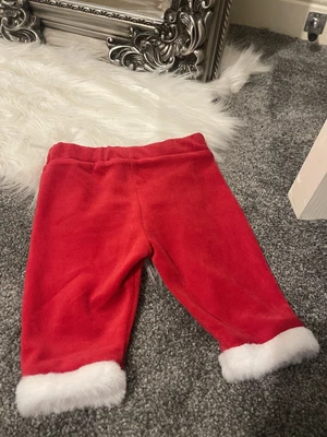 £2 • Buy Primark Baby Red Christmas Outfit Costume Santa Trousers Pants 0-3 Months Winter