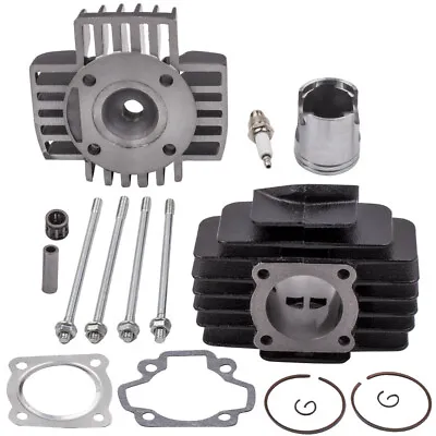 Cylinder Piston With Gasket Set 60cc Big Bore Top End Kit For Yamaha PW50 81-09 • $40.71