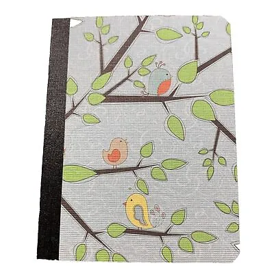 Mini Composition Notebook 3.25 X 4.5 In Journal Purse Size Birds Inside Pockets • $12.88