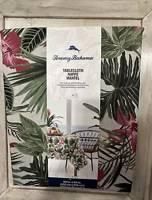 TOMMY BAHAMA CLOTH NAPPE MANTEL TABLECLOTH INDOOR/OUTDOOR  60” X 84” NEW • $29.99