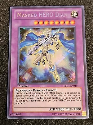 Yu-Gi-Oh! TCG Masked HERO Dian PRC1-EN019 1st Edition Secret Rare VLP • $2.15