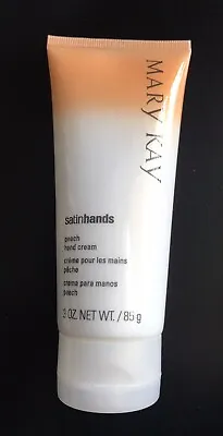  New Mary Kay Satin Hands Peach Hand Cream Full Size 3 Oz ~ Fast Ship • $16.51