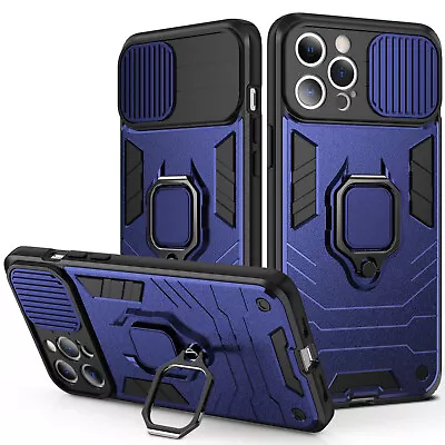 $11.98 • Buy For OPPO A76 A16s A57S A96  Matte Textured Tough Hybrid Case Slide Camera Cover