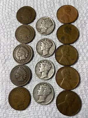 US Coins Vintage Lot 14 Coins • $22