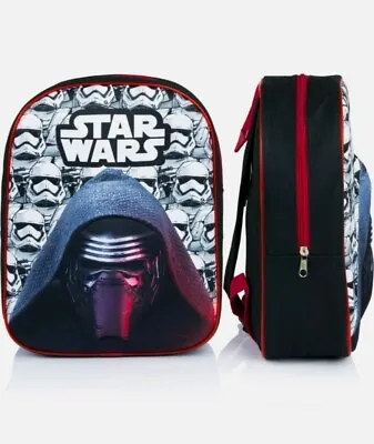 £9.99 • Buy Star Wars Kylo Ren 3D Backpack Detachable Lunch Bag Boys Kids School Work 