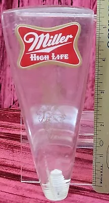 PREOWNED VINTAGE Miller High Life  Lucite Beer Tap Draft Handle KEG Bar Pub • $19.99