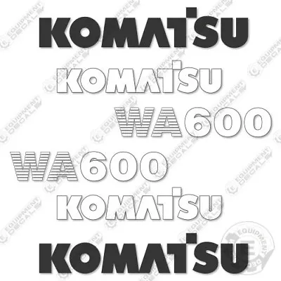 Fits Komatsu WA600-3 Decal Kit Wheel Loader - 7 YEAR OUTDOOR 3M VINYL! • $124.95