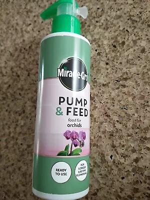 Miracle-gro Push Pump Feed Organic Orchid All Purpose Concentrate Plant Food New • £5