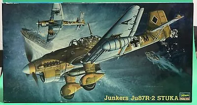 Hasegawa 1/48 Scale Junkers Ju 87R-2 Stuka - New Open Box  • $40