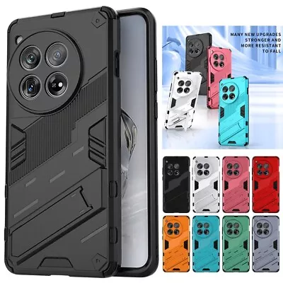 For OnePlus 12 11 Shockproof Hybrid Armor Kickstand Case Cover+ Screen Protector • $14.36