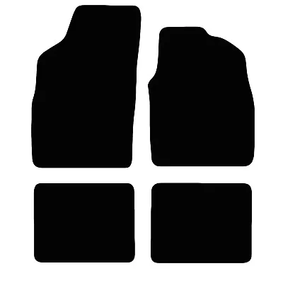 For Fiat Panda 2003 To 2012 Tailored Black Car Floor Mats Carpets 4pc • £13.99