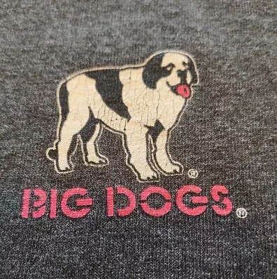 Men's Vintage T-Shirt 3XL Big Dog Gray Pooch Hooch & Moonshine Logo • $19.95