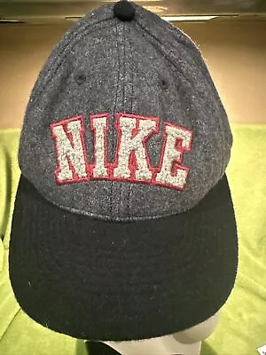 Vintage 90s Nike Snapback Felt Hat • $22.50