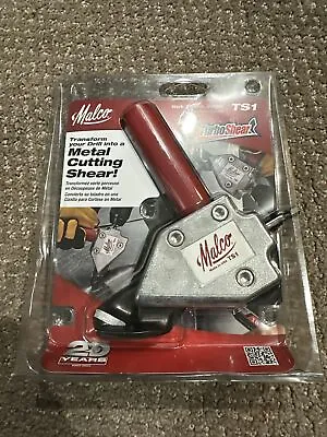 Malco Turbo Shear TS1 Transform Drill Into A Metal Cutting Shear! Cuts 20 Gauge • $44