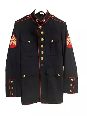 Usmc Us Marine Corps Dress Blues Jacket 42r Sergeant Military Dscp • $299