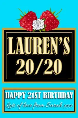 £3.25 • Buy Personalised Md 2020 Wine Bottle Label Birthday Any Occasion Gift