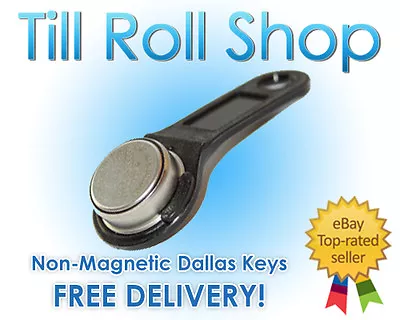 1 X Black IButton Non-Magnetic Fob Dallas Key 1-Wire EPOS Inc Del • £7.54