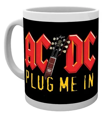 £9.95 • Buy Official Ac/dc Plug Me In Coffee Mug Cup New And Gift Boxed