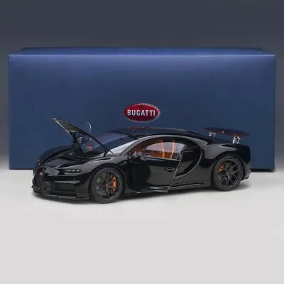 1/18 Bugatti Chiron Sport Nocturne Black 2019 Composite Model Car AUTOart 70999 • $369.89